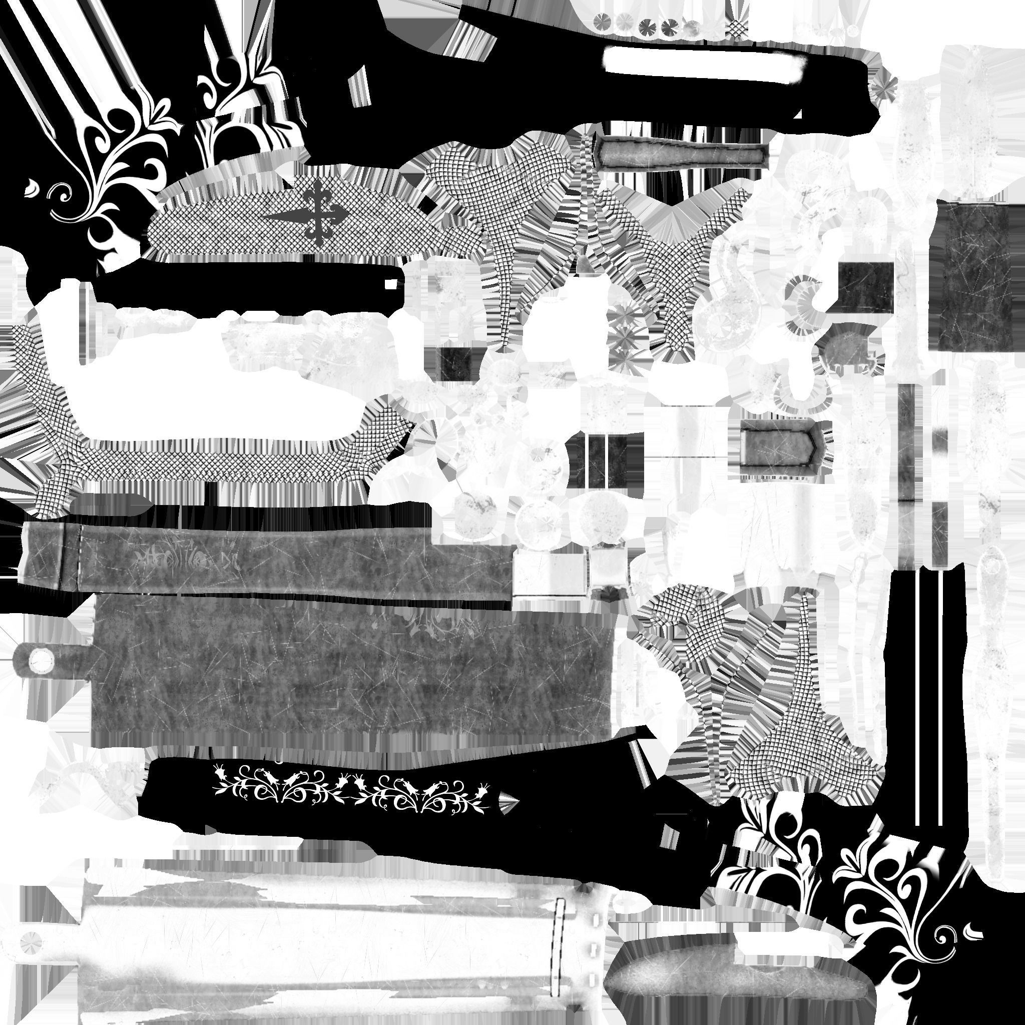 Steampunk gun  3D model_2