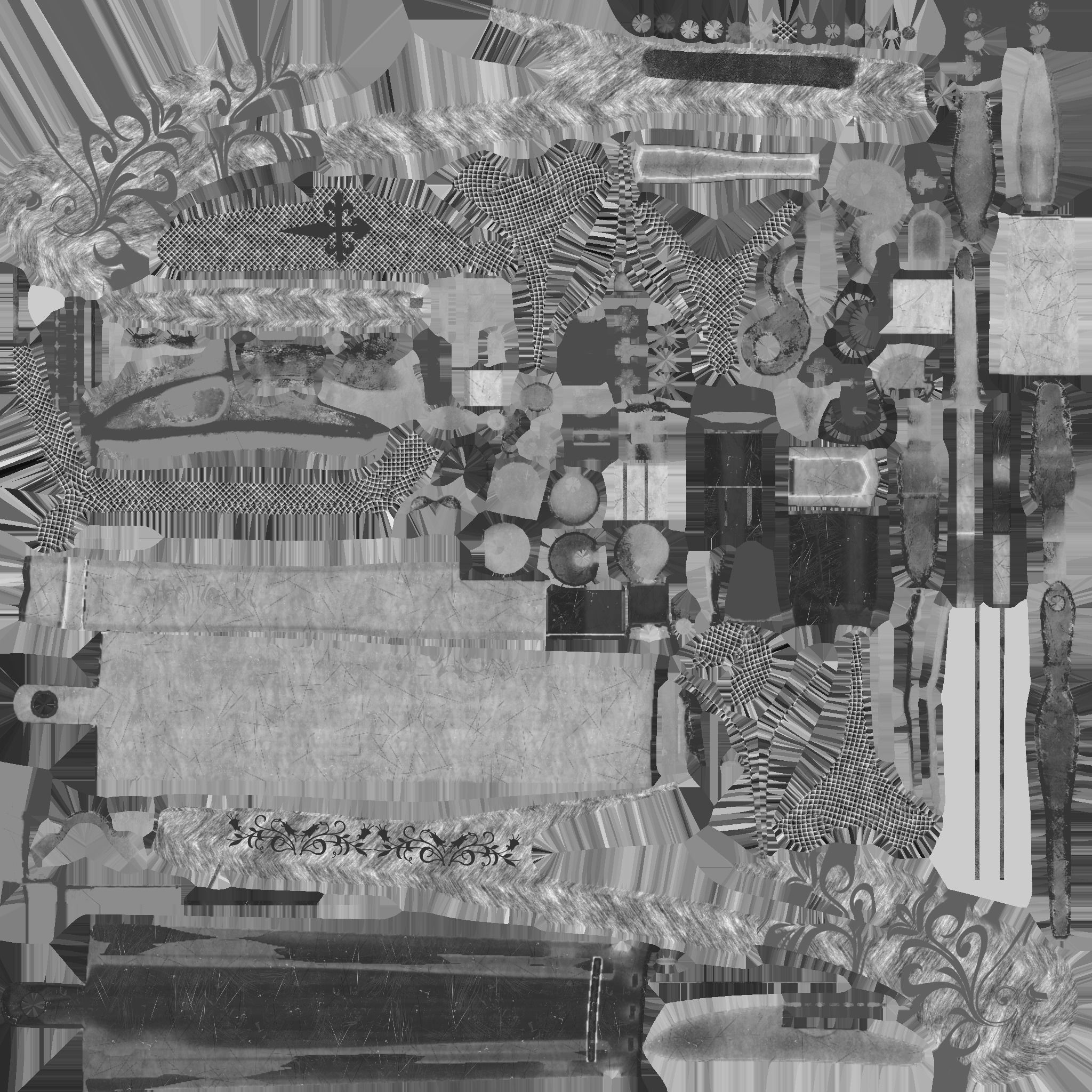 Steampunk gun  3D model_5