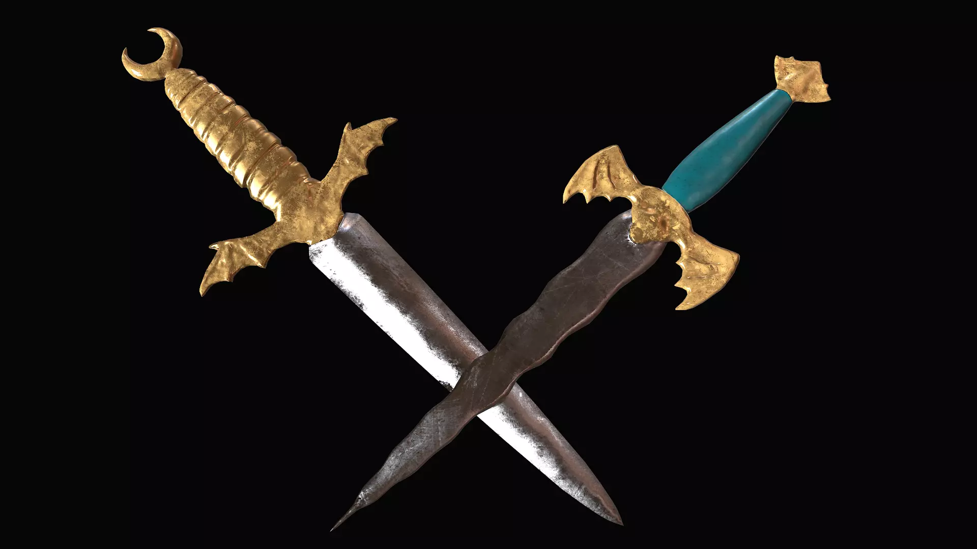Vampyrs daggers  3D model_0