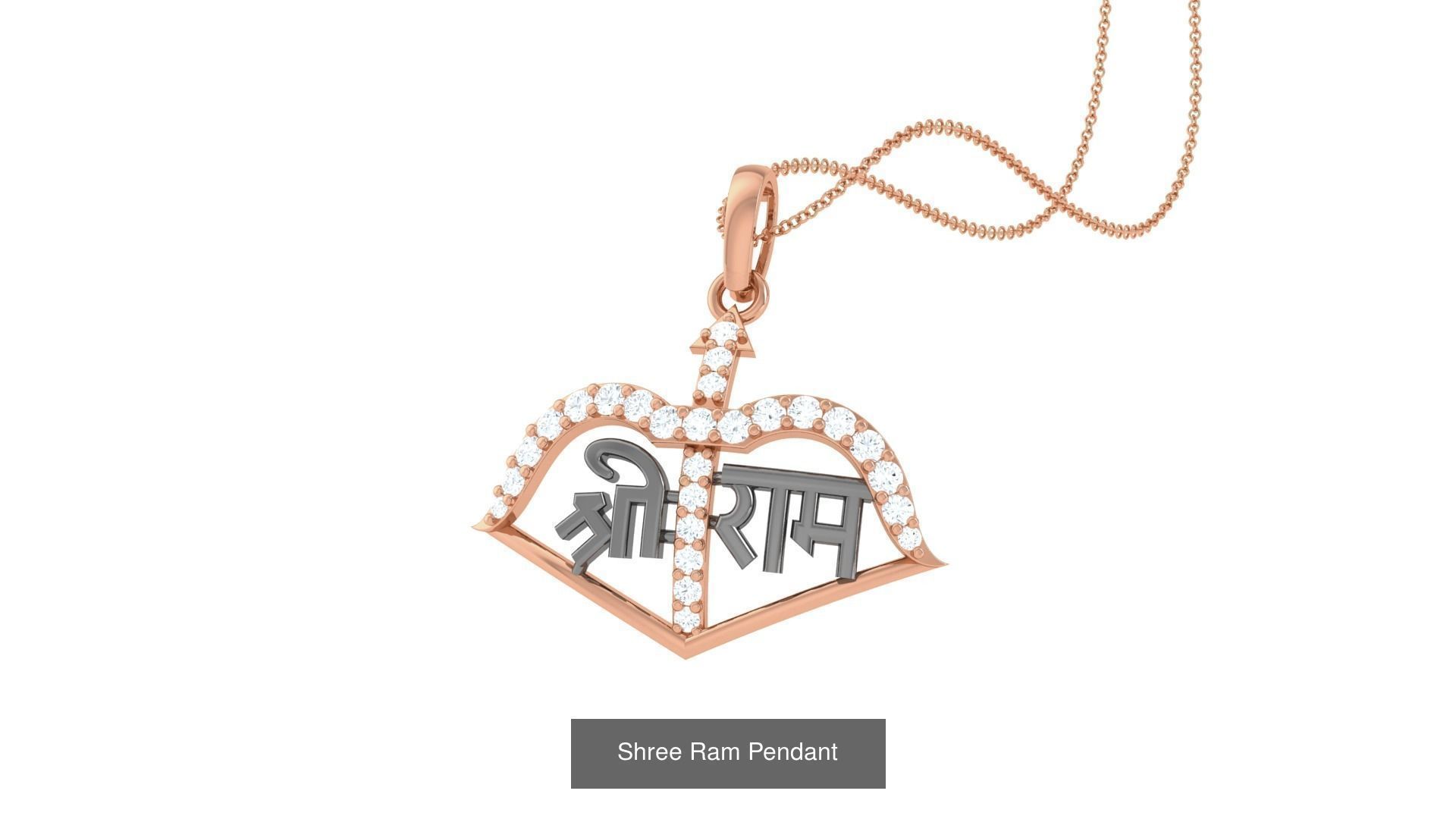 5 Shree Ram Pendant 3D Model Collection_3