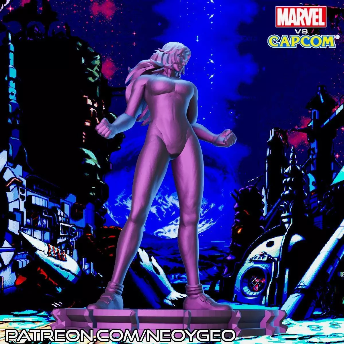 SHE-HULK - MARVEL VS CAPCOM 3 3D print model_0