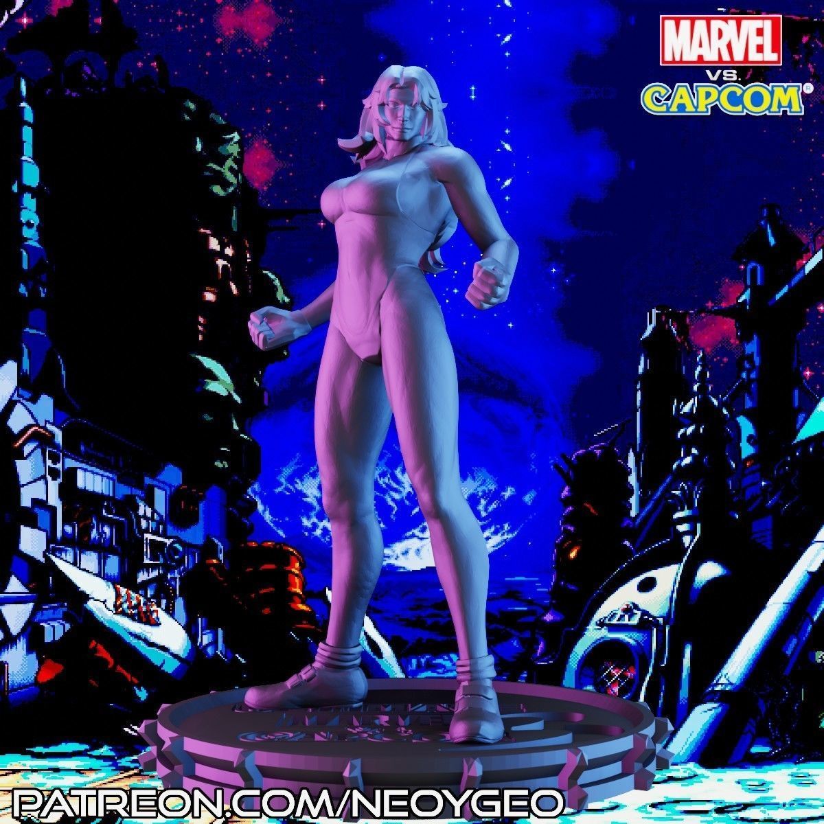 SHE-HULK - MARVEL VS CAPCOM 3 3D print model_1