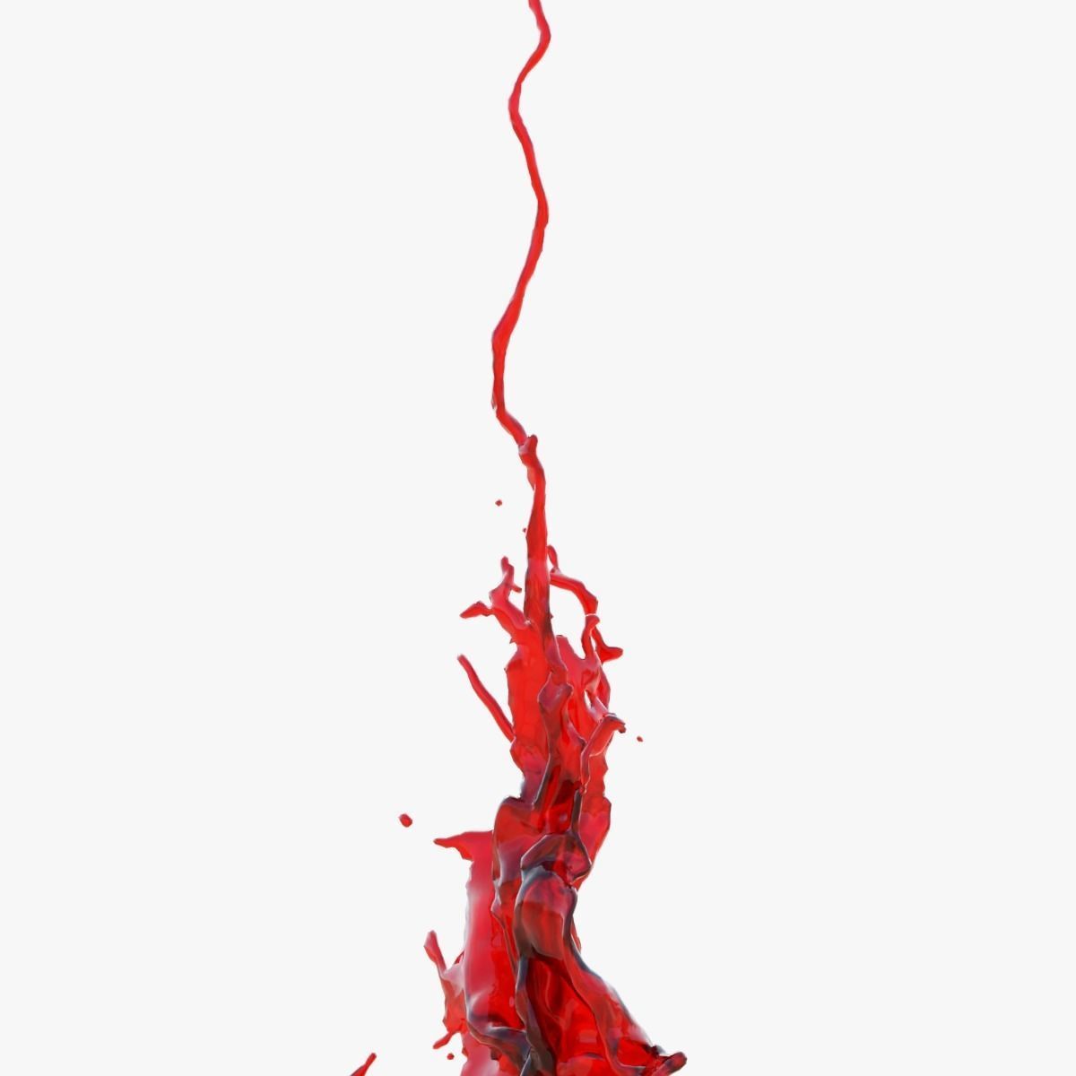 Animated Blood Splash SlowMo 1 vol 2 3D model_4