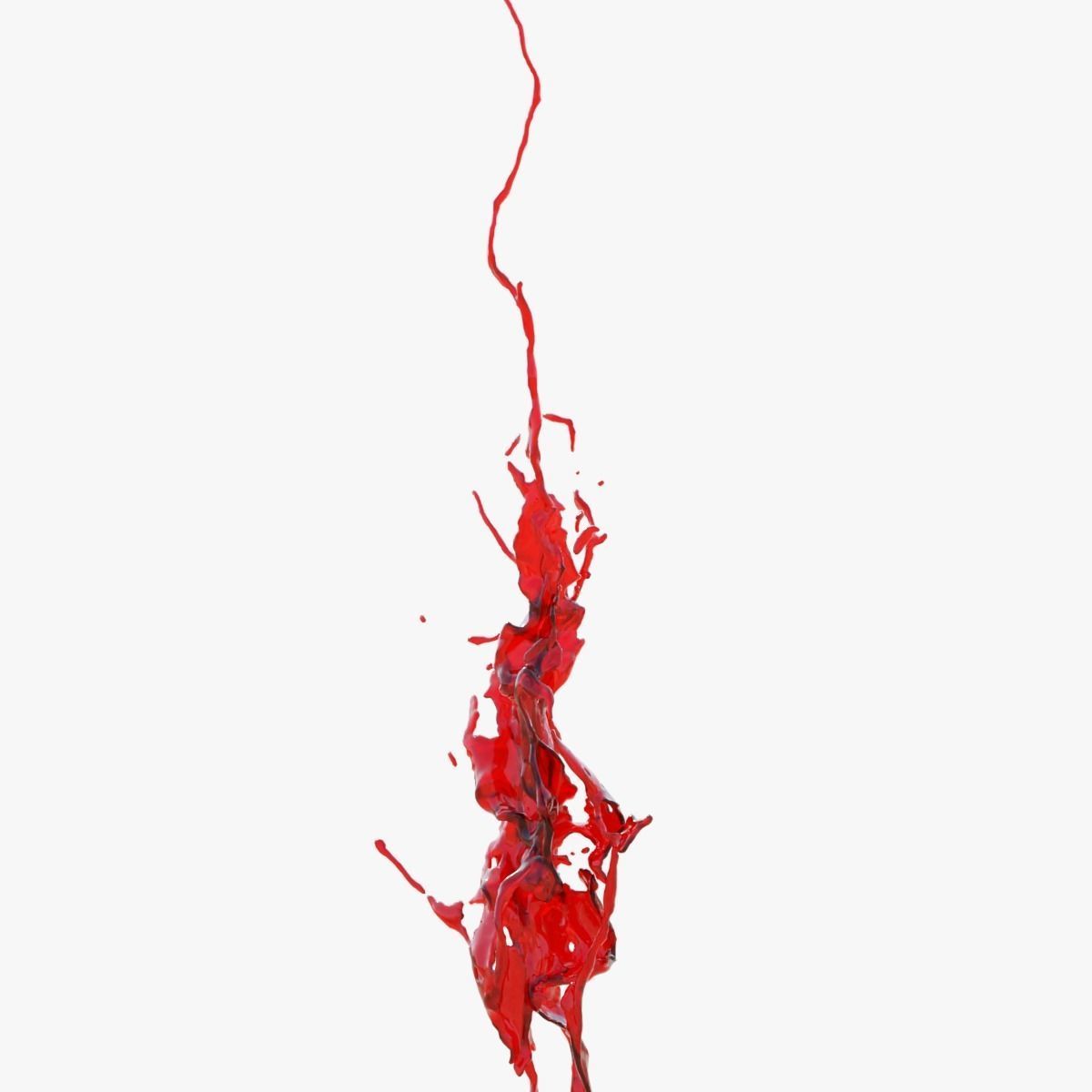 Animated Blood Splash SlowMo 1 vol 2 3D model_3