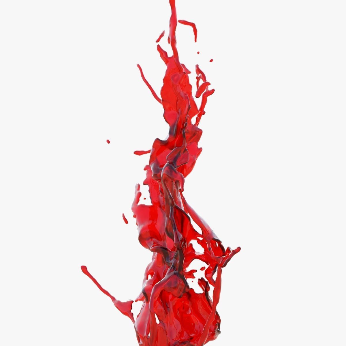 Animated Blood Splash SlowMo 1 vol 2 3D model_5