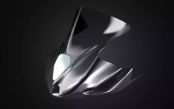 Sportbike Front Fairing Concept Step File Class A surfacing 3D model