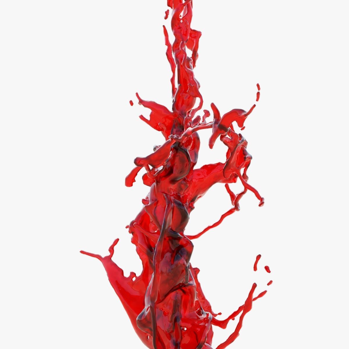 Animated Blood Splash SlowMo 2 vol 2 3D model_6