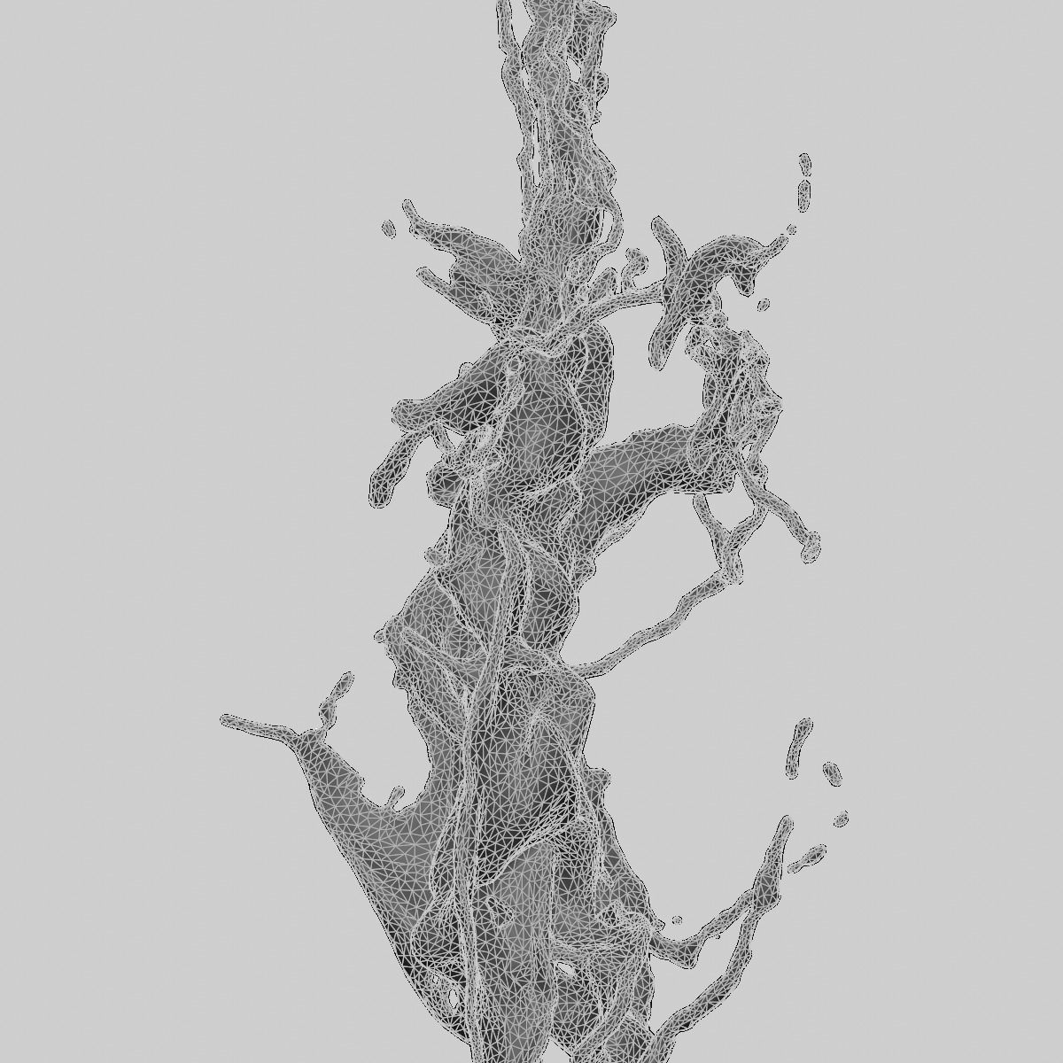 Animated Blood Splash SlowMo 2 vol 2 3D model_8