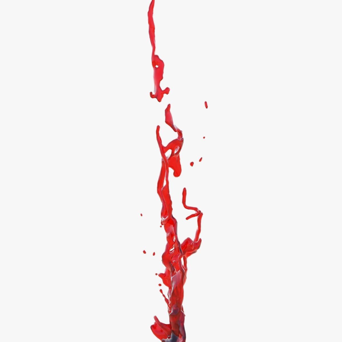 Animated Blood Splash SlowMo 2 vol 2 3D model_5