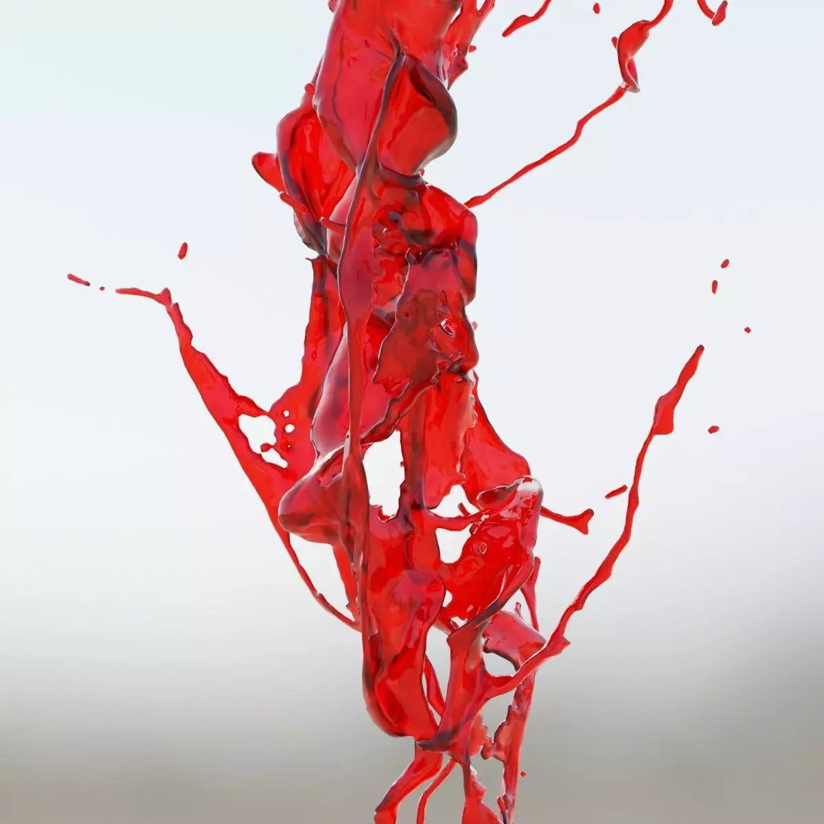 Animated Blood Splash SlowMo 2 vol 2 3D model_0