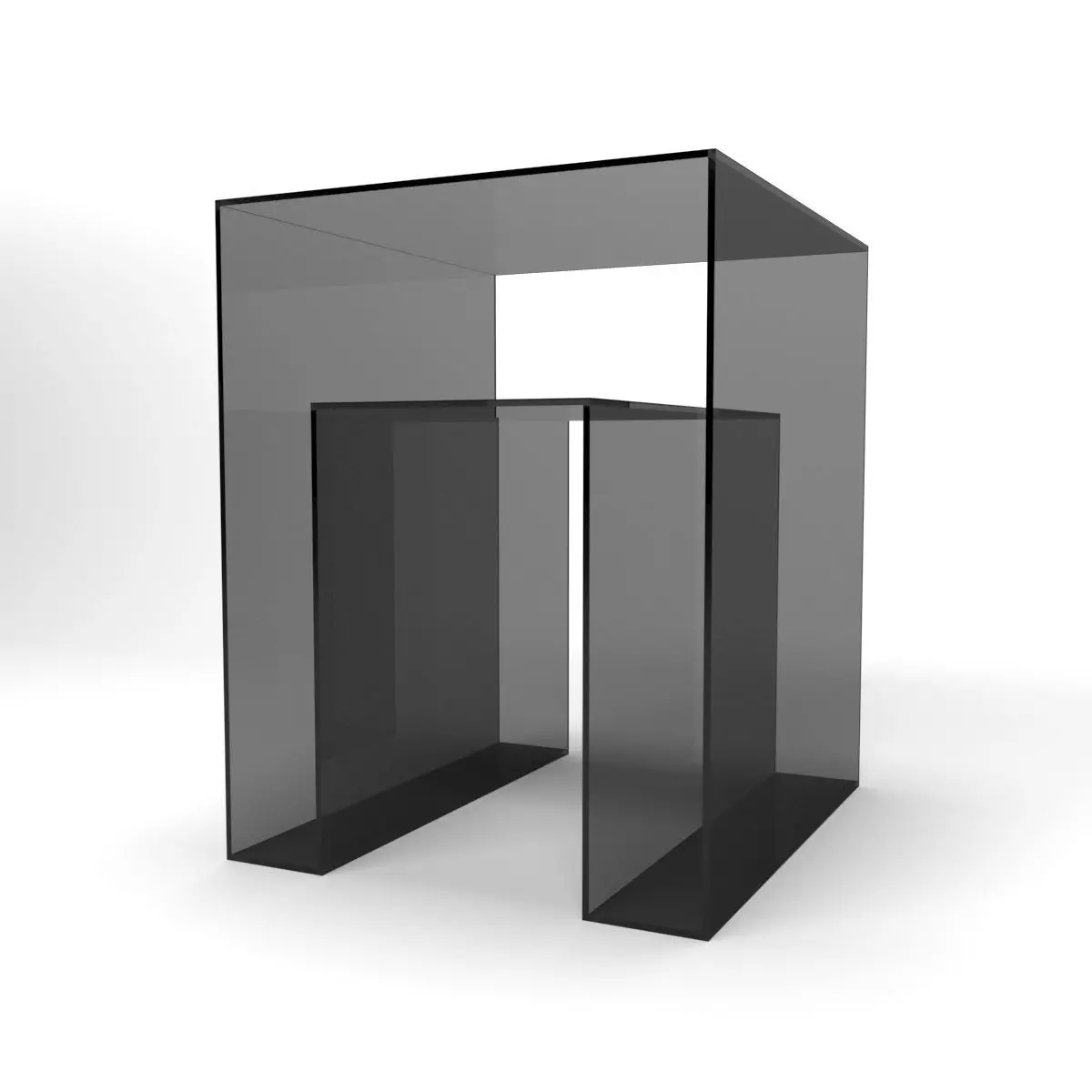  Acrylic Side Table 3D model_0