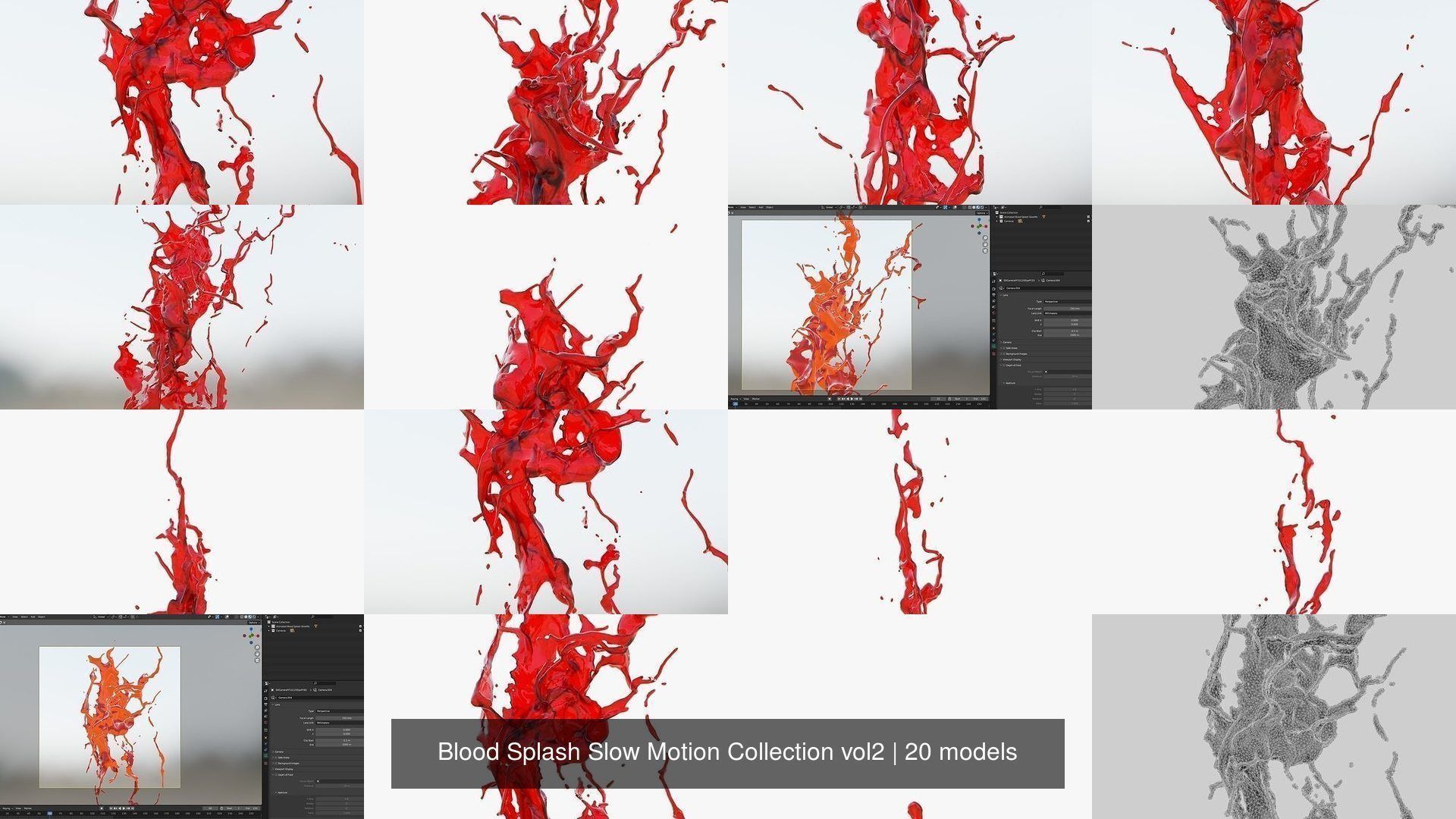 Blood Splash Slow Motion Collection vol2 _25