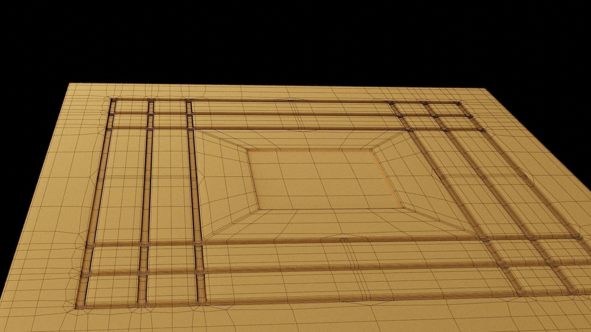 Coffee Table Low-poly 3D model_18