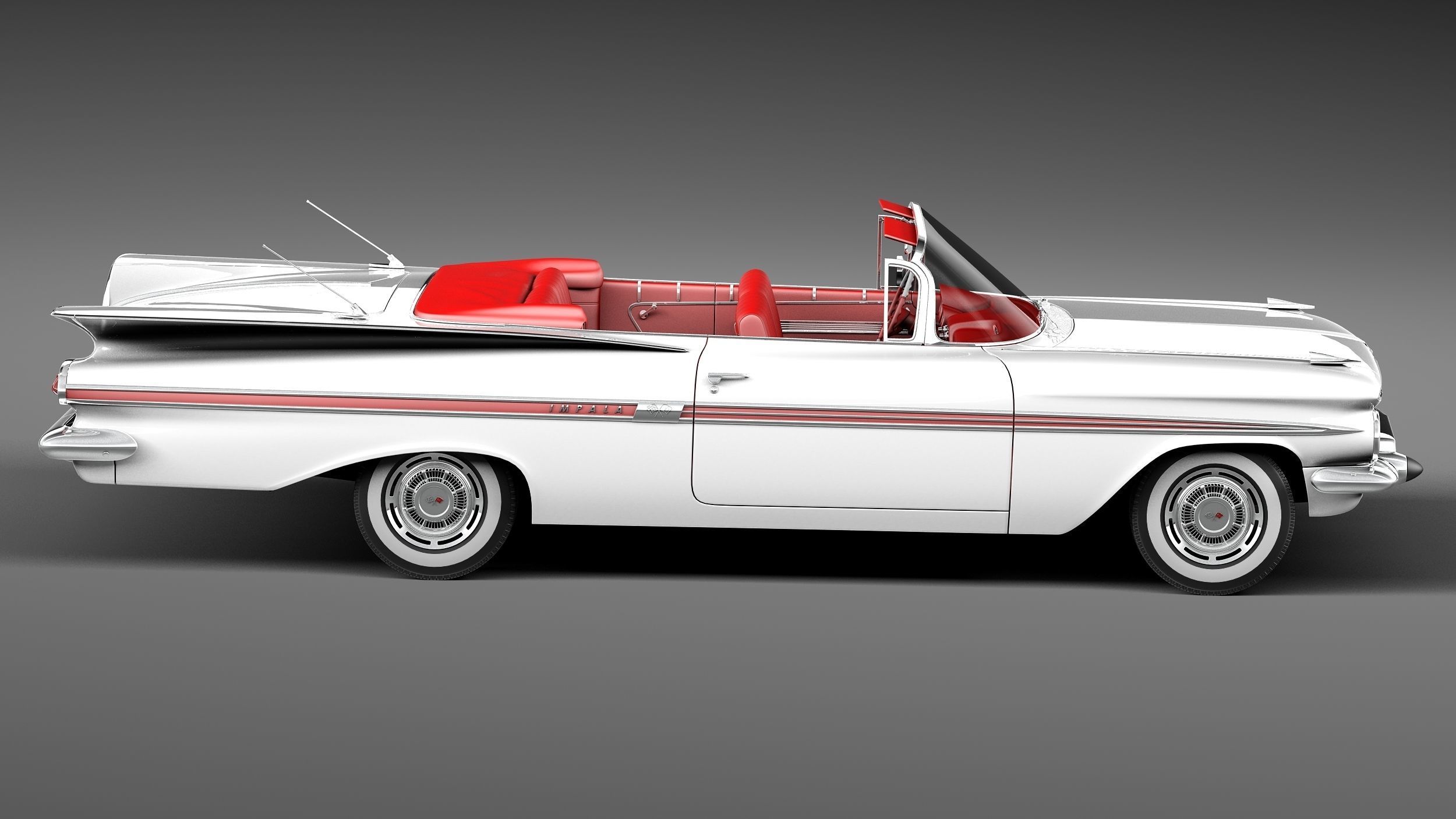 Chevrolet Impala Convertible 1959 3D model_6