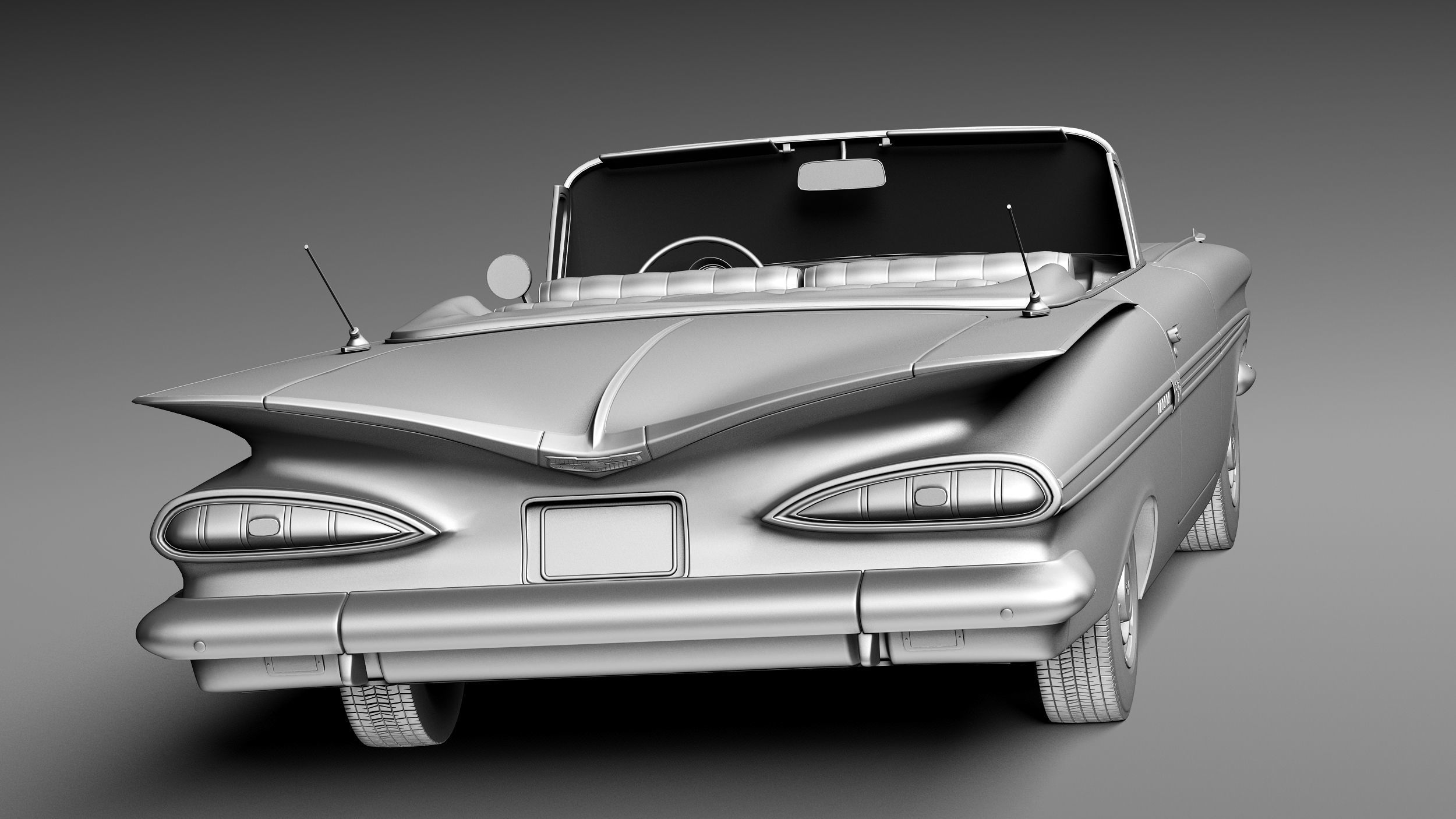 Chevrolet Impala Convertible 1959 3D model_13