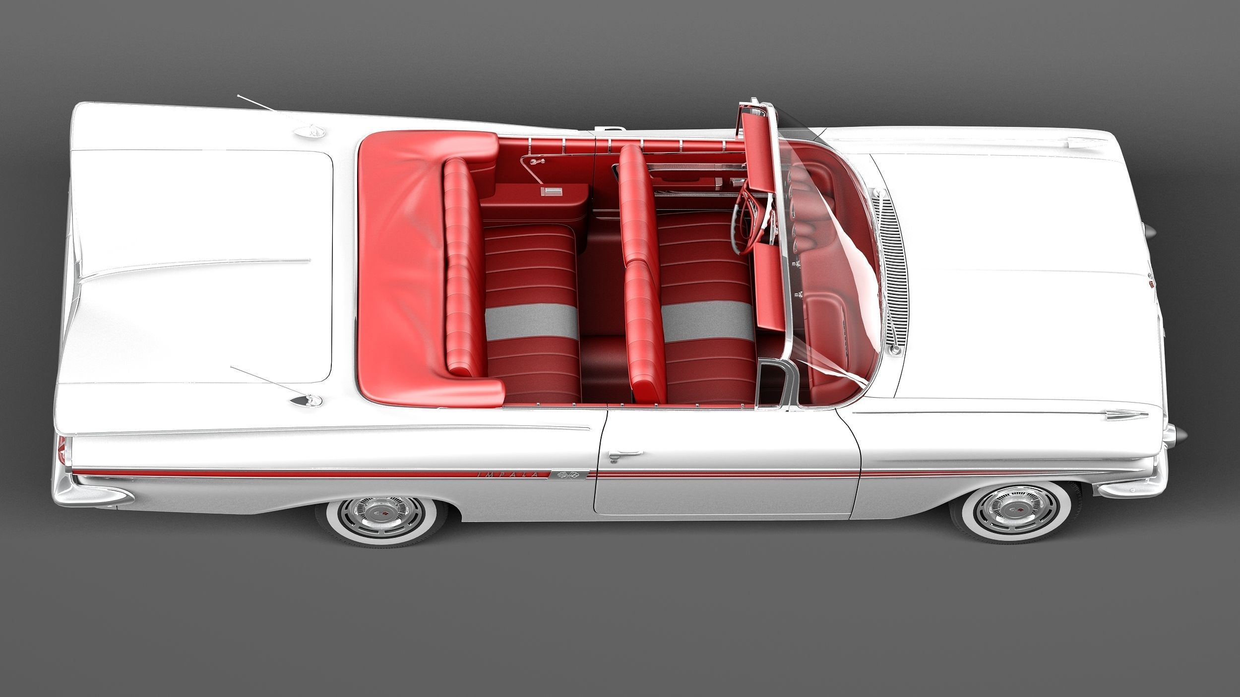 Chevrolet Impala Convertible 1959 3D model_7