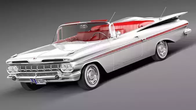 Chevrolet Impala Convertible 1959 3D model