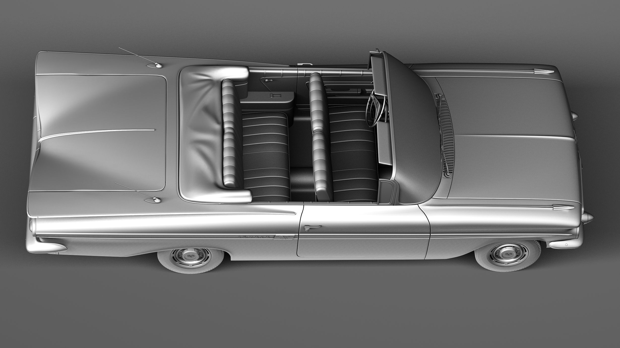 Chevrolet Impala Convertible 1959 3D model_15