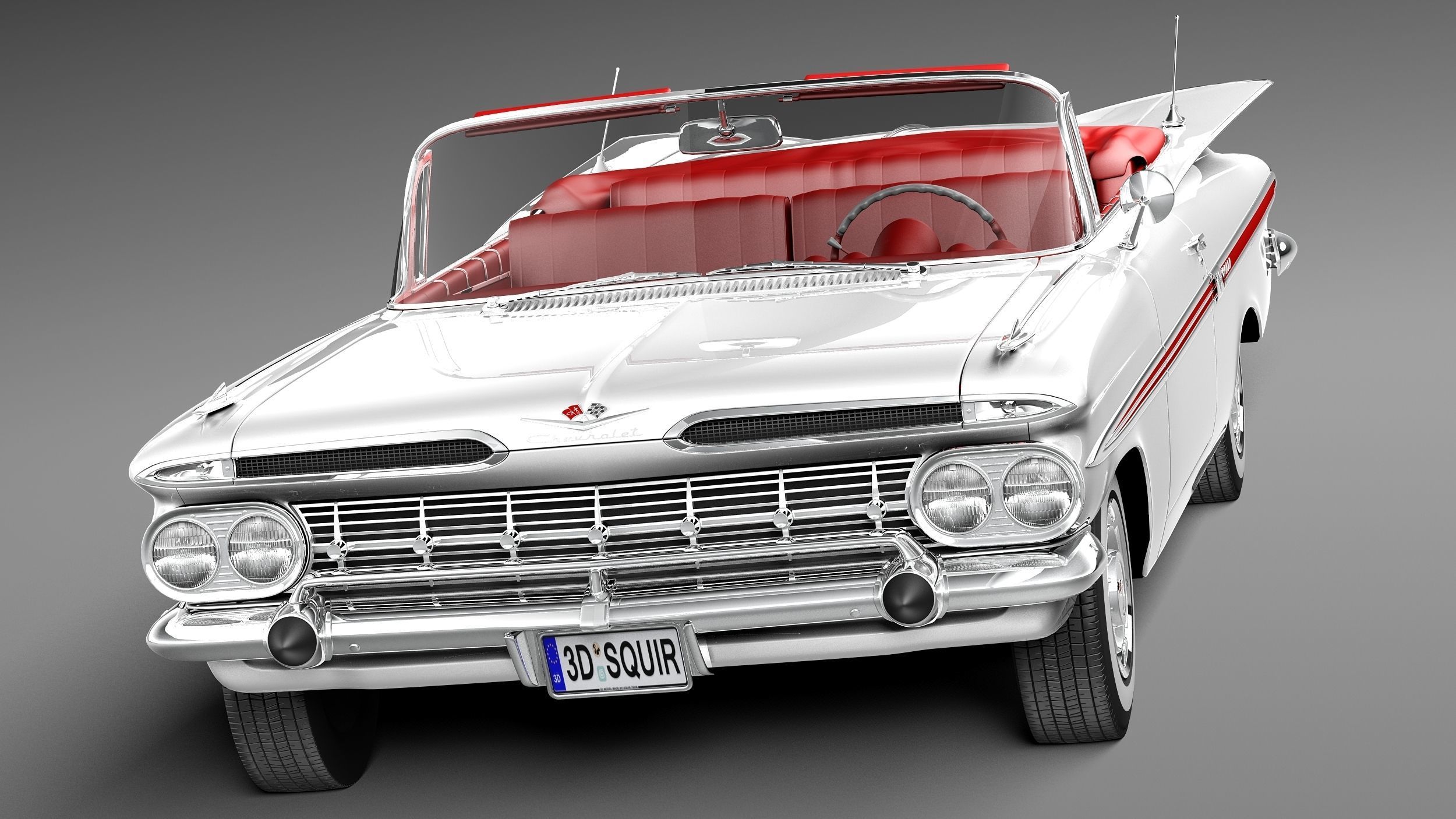 Chevrolet Impala Convertible 1959 3D model_1