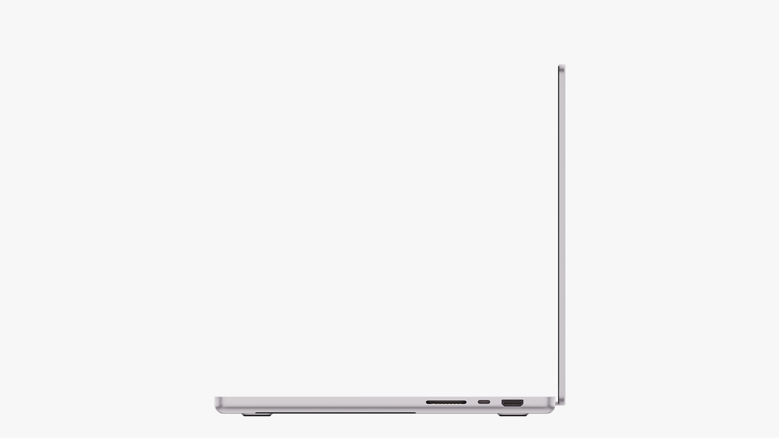 Apple MacBook Pro 14 - 16 inch Silver 2023 With Magic Mouse 3D model_32