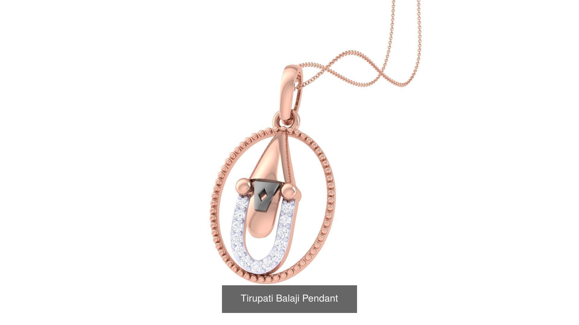 4 Tirupati Balaji Spiritual Pendant  3D Model Collection_2