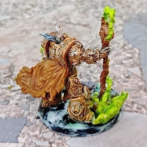 Kor - Heavy armoured sorcerer supported 3D print model_13