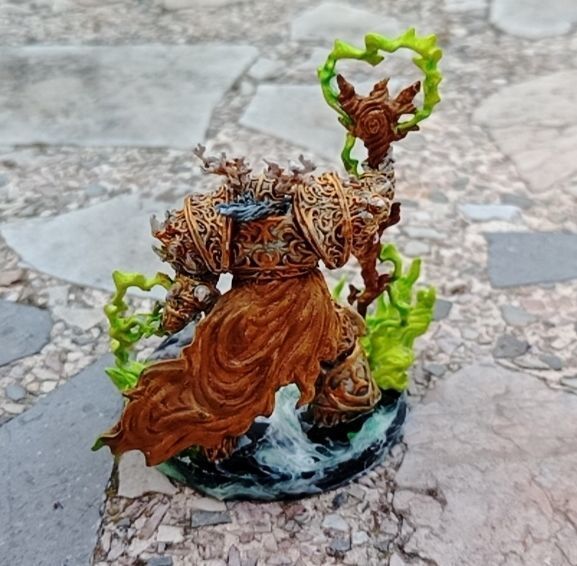 Kor - Heavy armoured sorcerer supported 3D print model_14