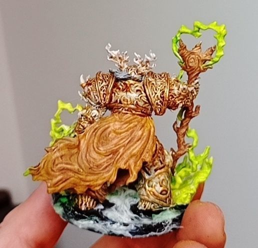 Kor - Heavy armoured sorcerer supported 3D print model_7