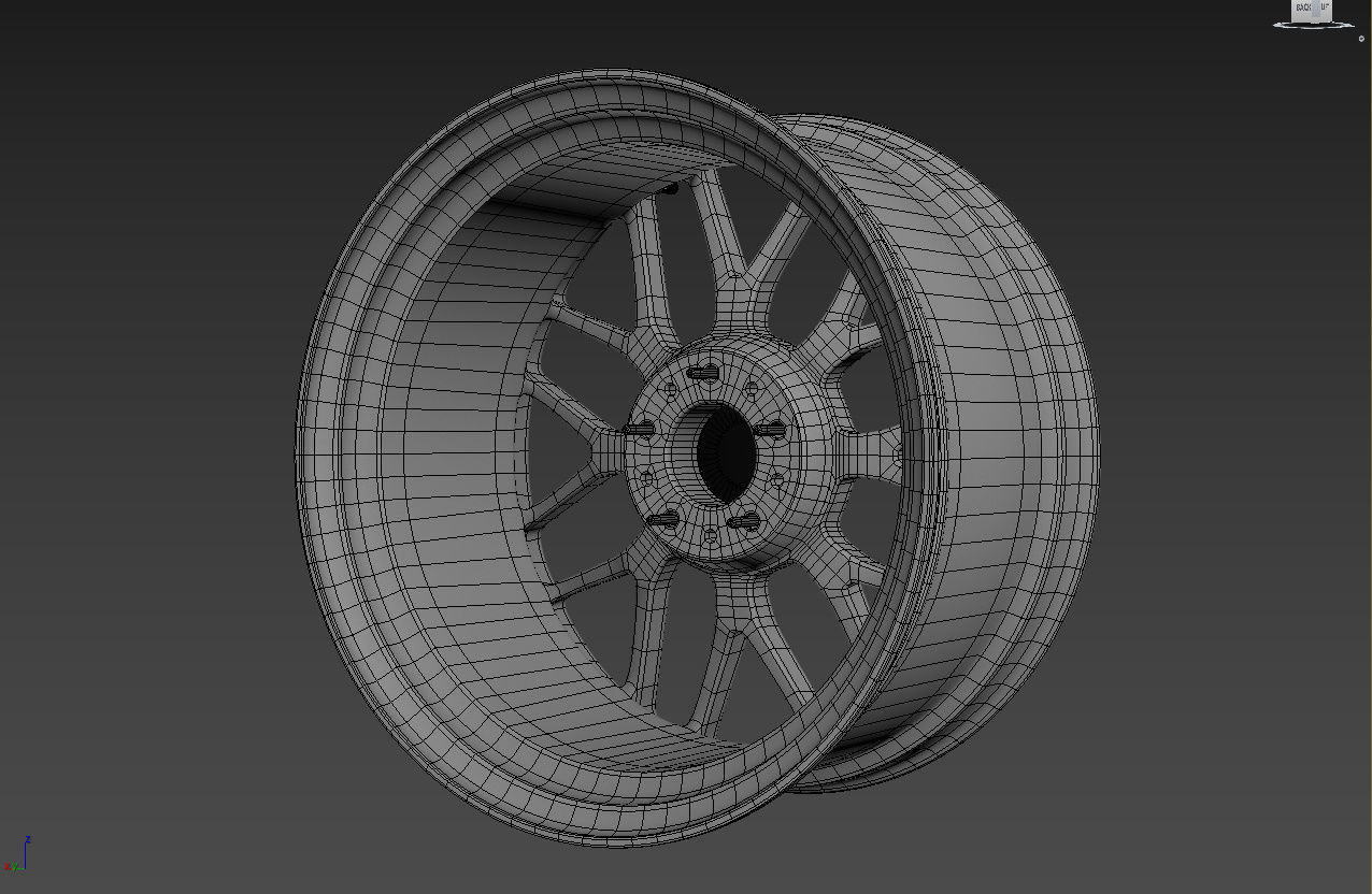 BBS RC wheel 3D model_14