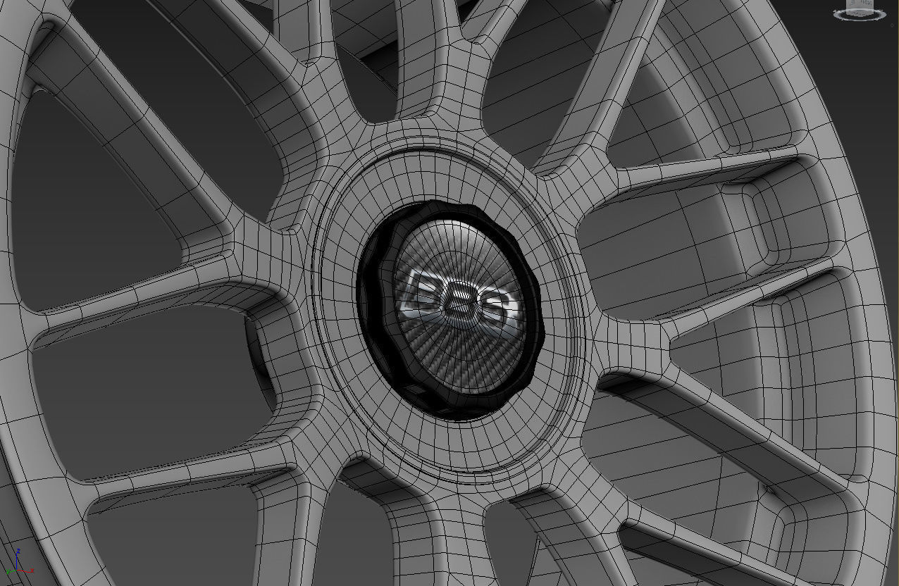 BBS RC wheel 3D model_30