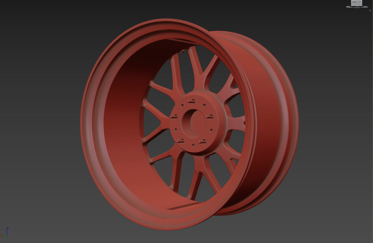 BBS RC wheel 3D model_16