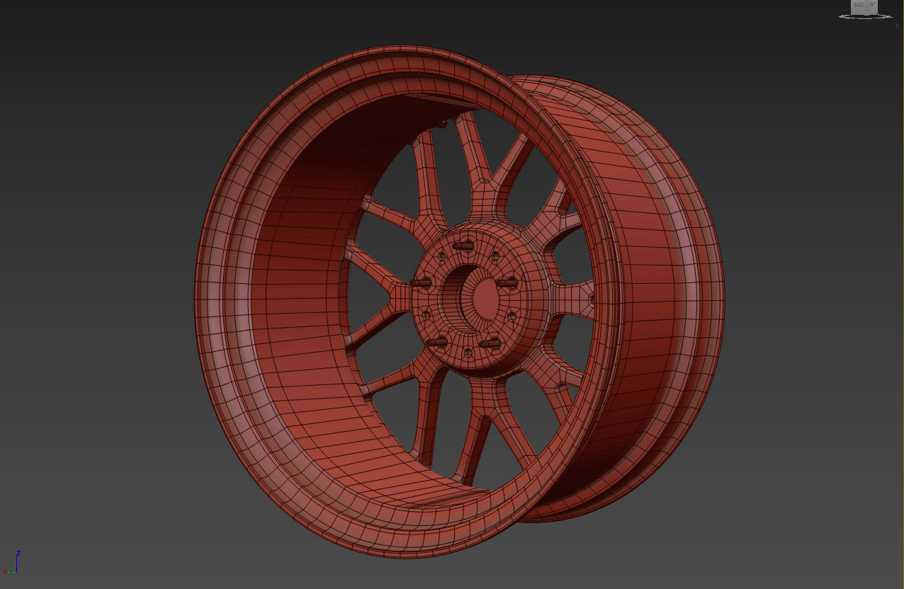 BBS RC wheel 3D model_15