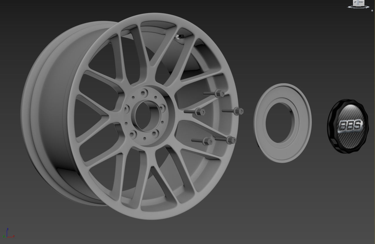 BBS RC wheel 3D model_41
