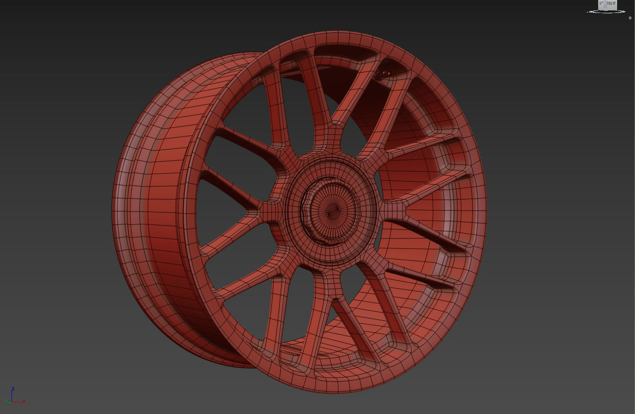 BBS RC wheel 3D model_11
