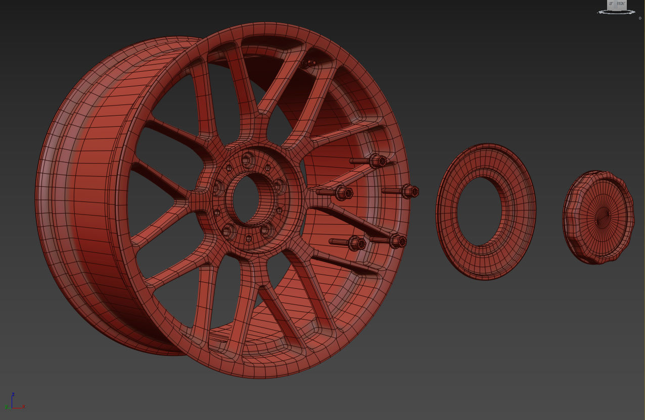 BBS RC wheel 3D model_43