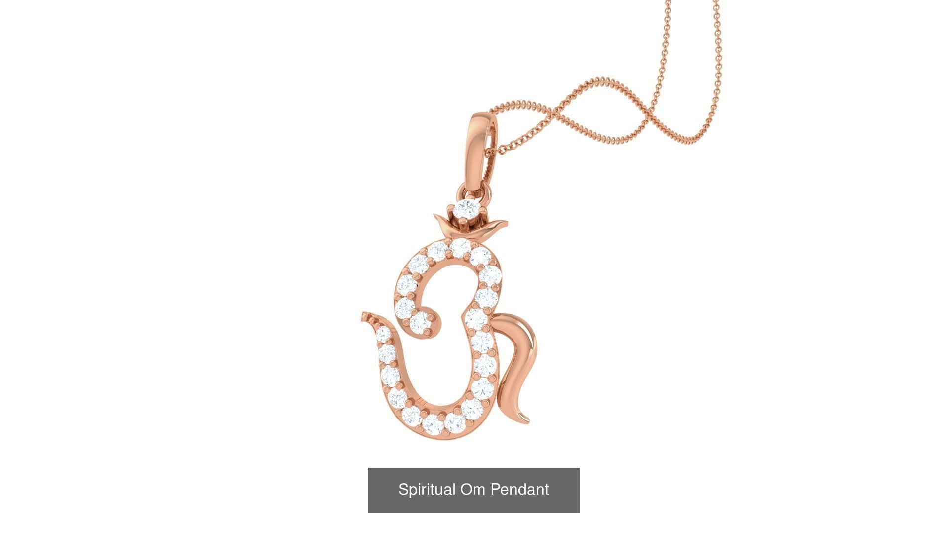 17 Spiritual Om Oum Pendant 3D Model Collection_16