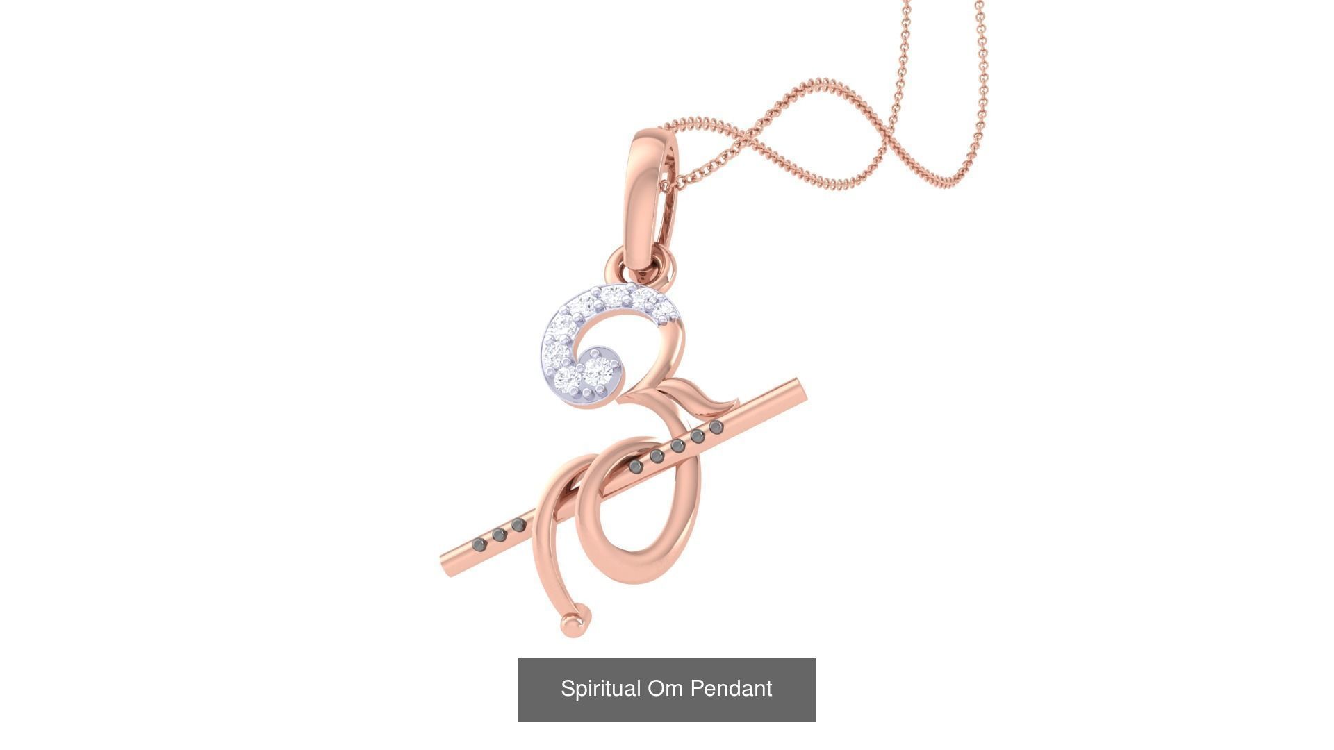 17 Spiritual Om Oum Pendant 3D Model Collection_1