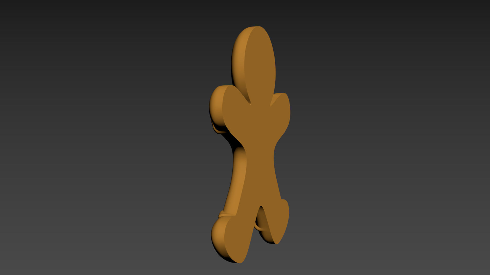 Gingerbread Man 3D print model_5