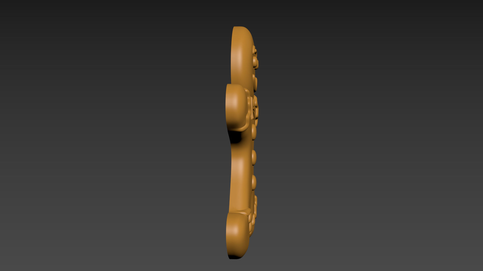 Gingerbread Man 3D print model_6