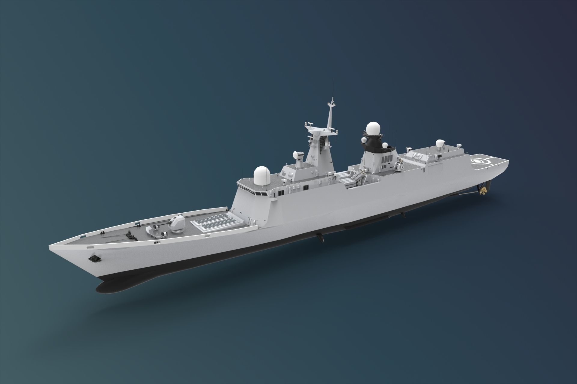 Type 054A frigate 3D model_2