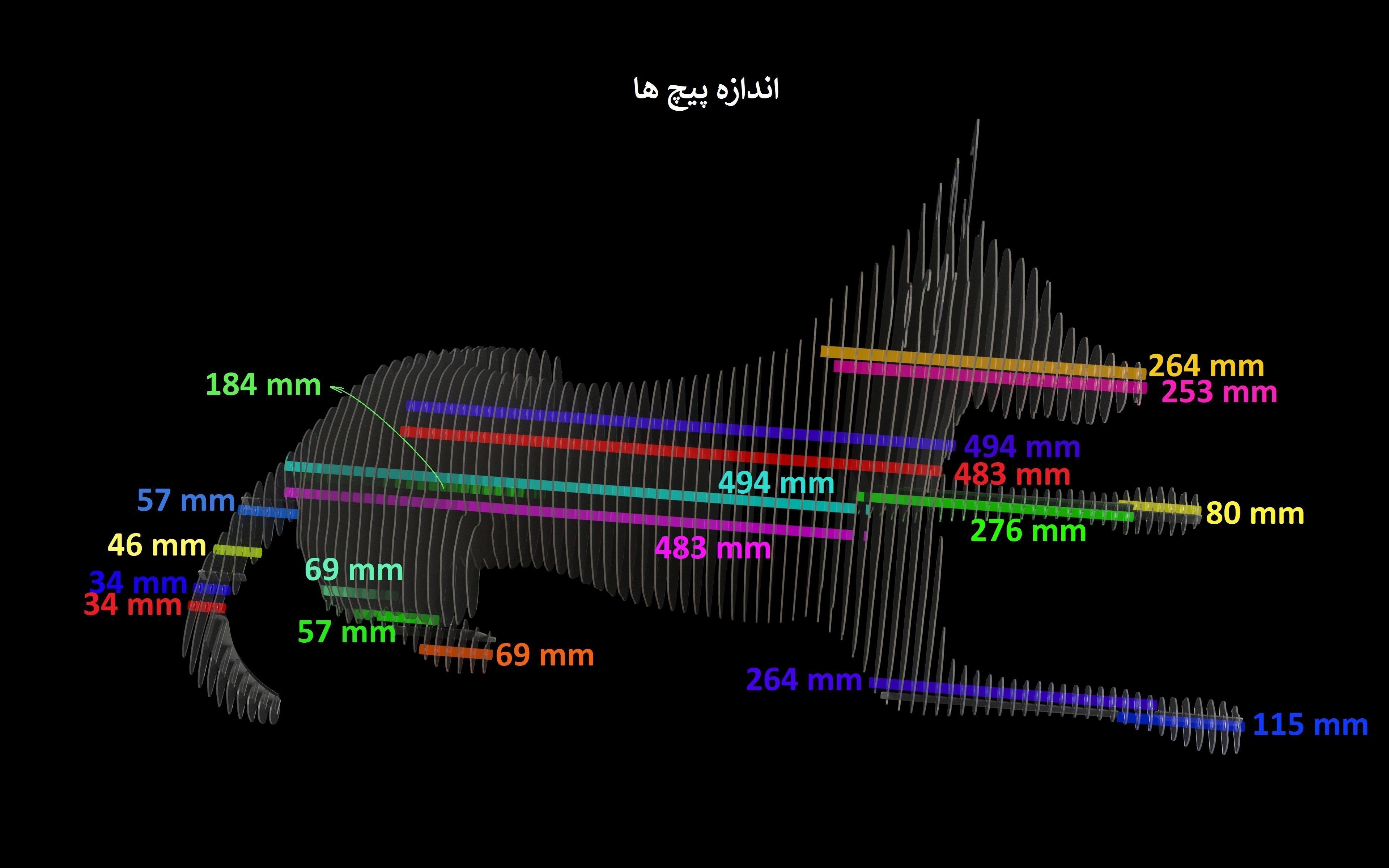 Dog statue 3D model_3