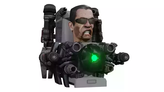 Broken Gman 4-0 Low-poly 3D model