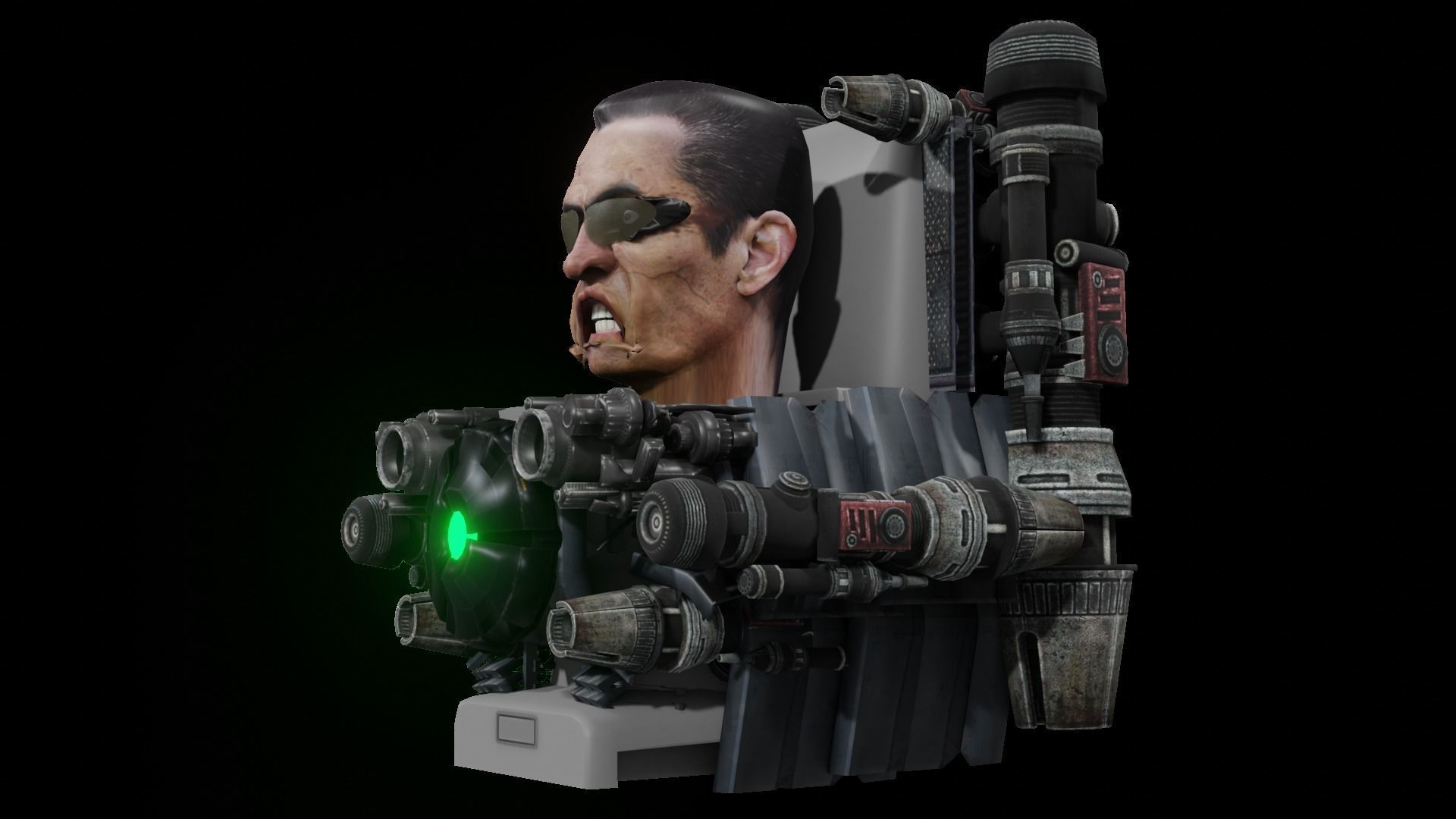 Broken Gman 4-0 Low-poly 3D model_2