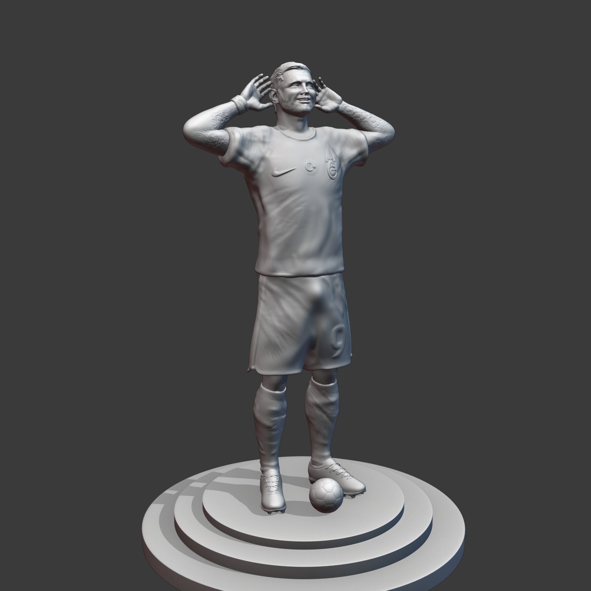 Mauro Icardi 3D print model_7