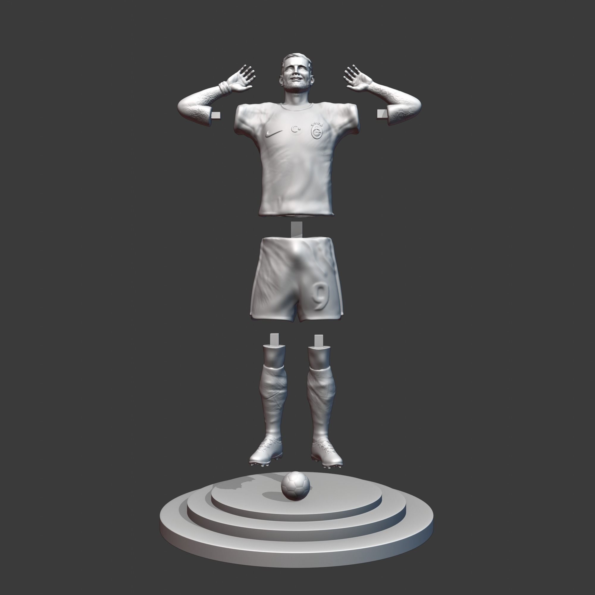 Mauro Icardi 3D print model_8