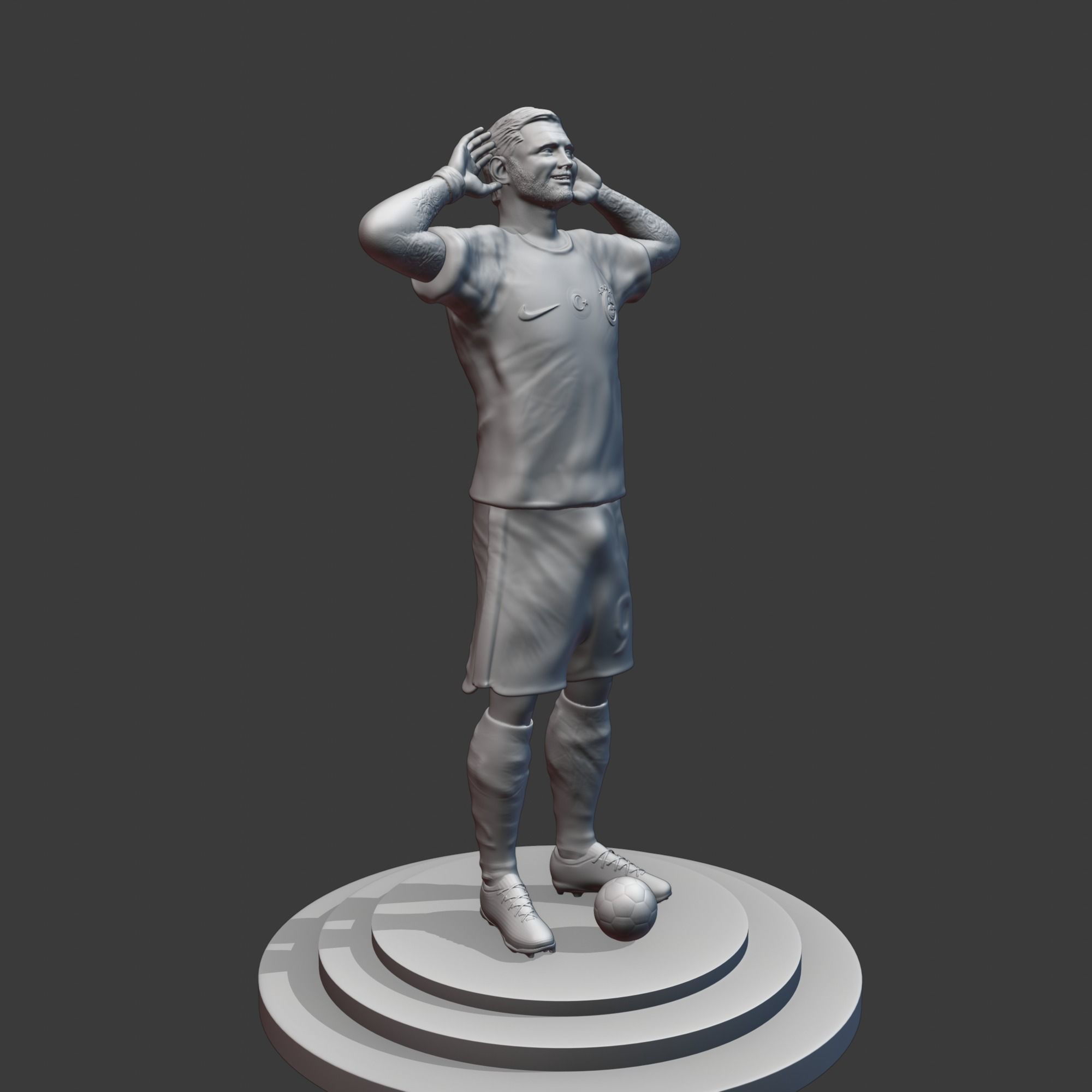 Mauro Icardi 3D print model_4