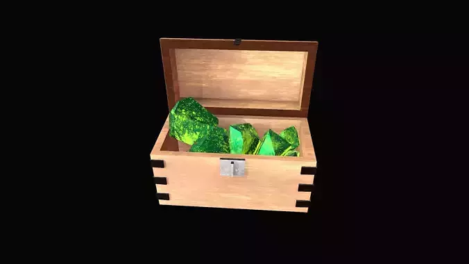 Chest with  witchstones 