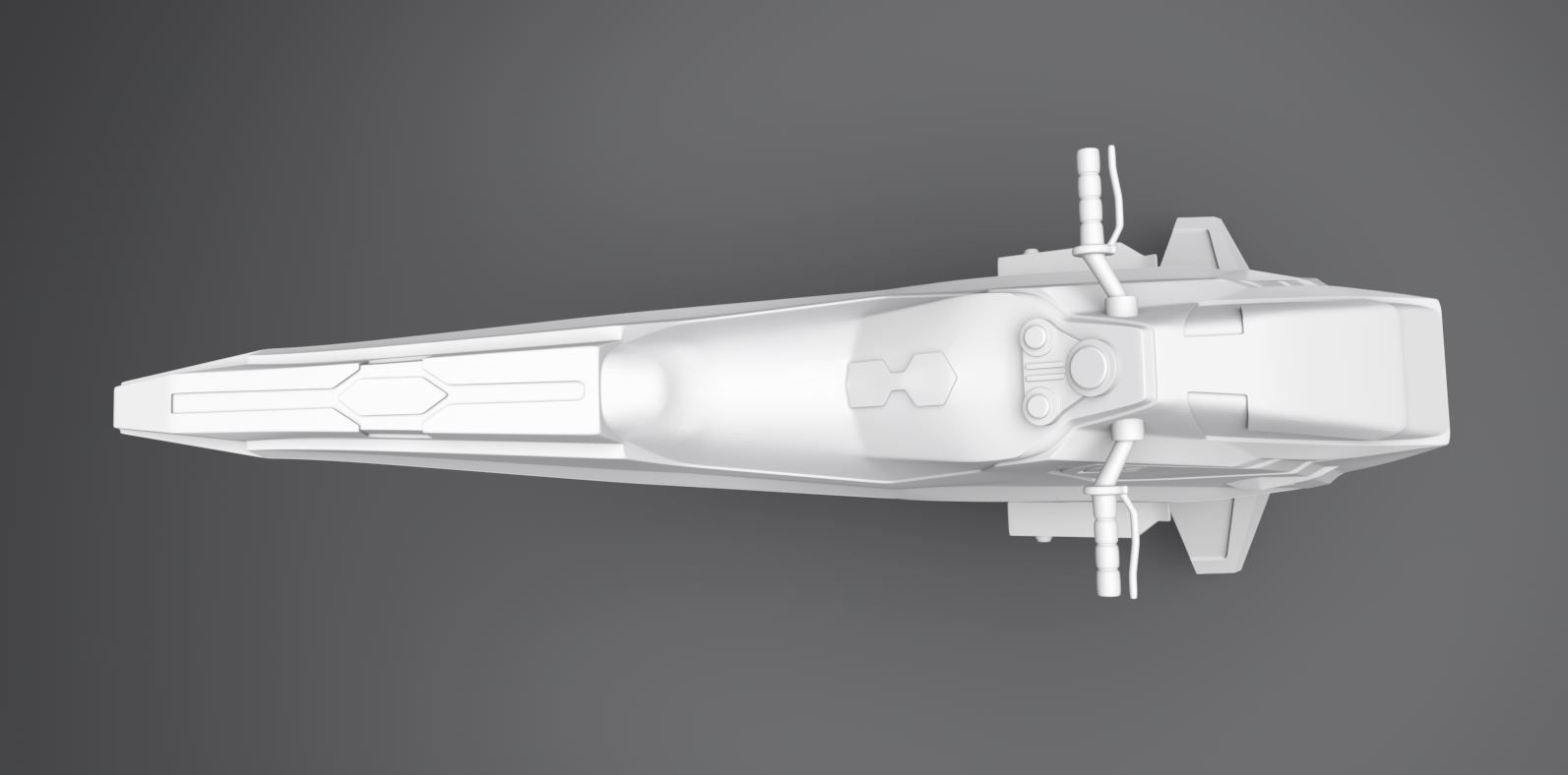 Baluter Speeder Scale model 3D print model_3