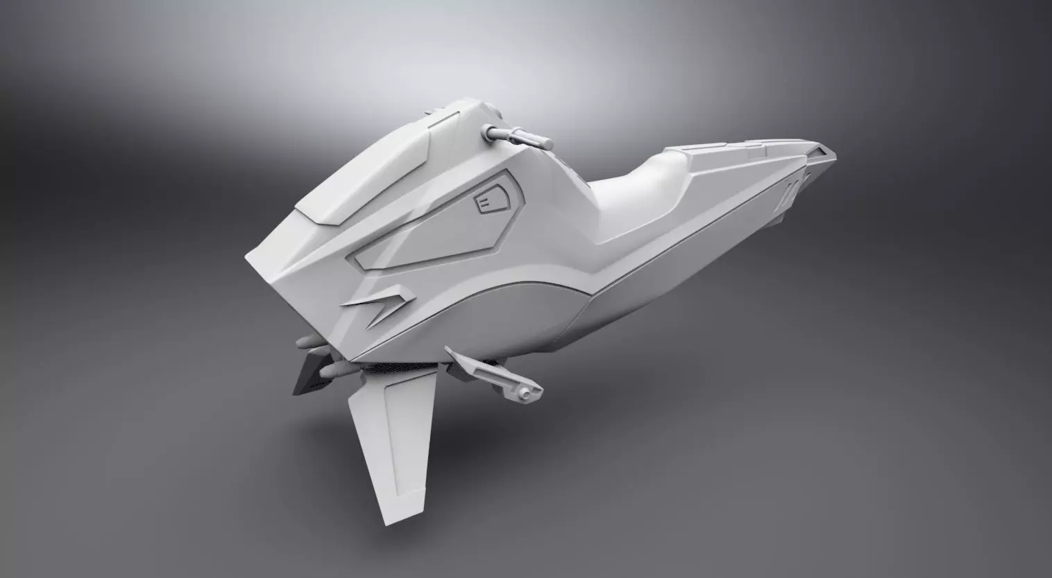 Baluter Speeder Scale model 3D print model_0