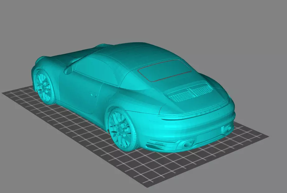 Porsche 911 Carrera S 3D print model